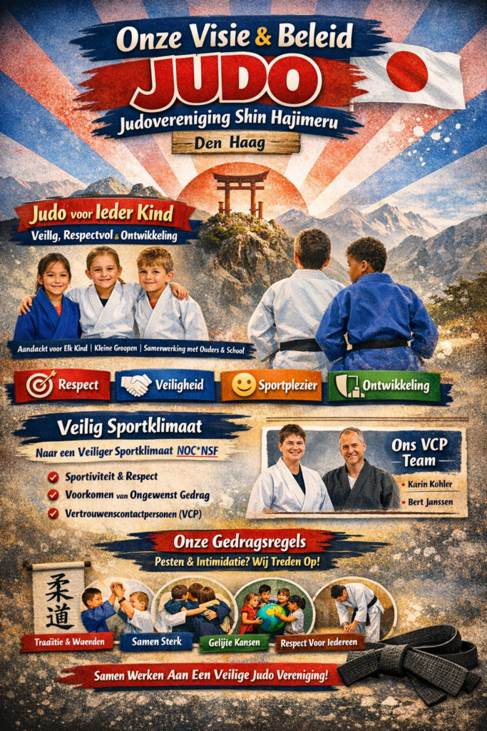 Visie en beleid van Judovereniging Shin Hajimeru